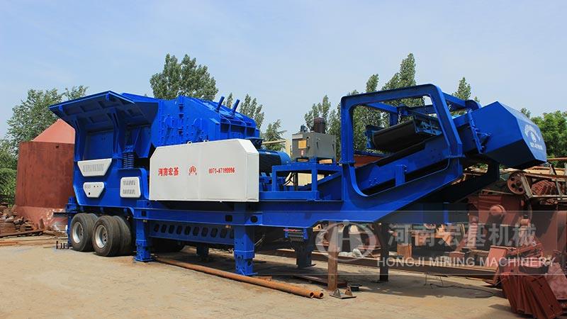 移动建筑垃圾破碎站