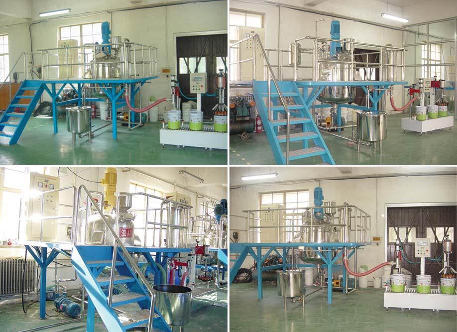 一体化涂料成套生产设备 产量：500吨/年