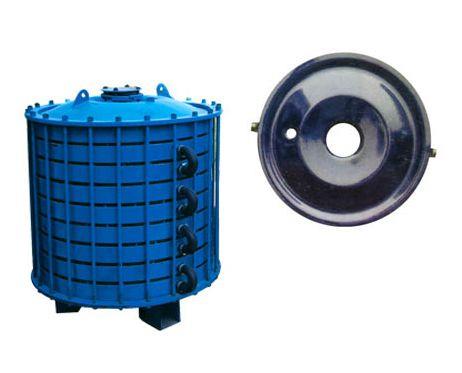 两孔搪玻璃碟片式冷凝器