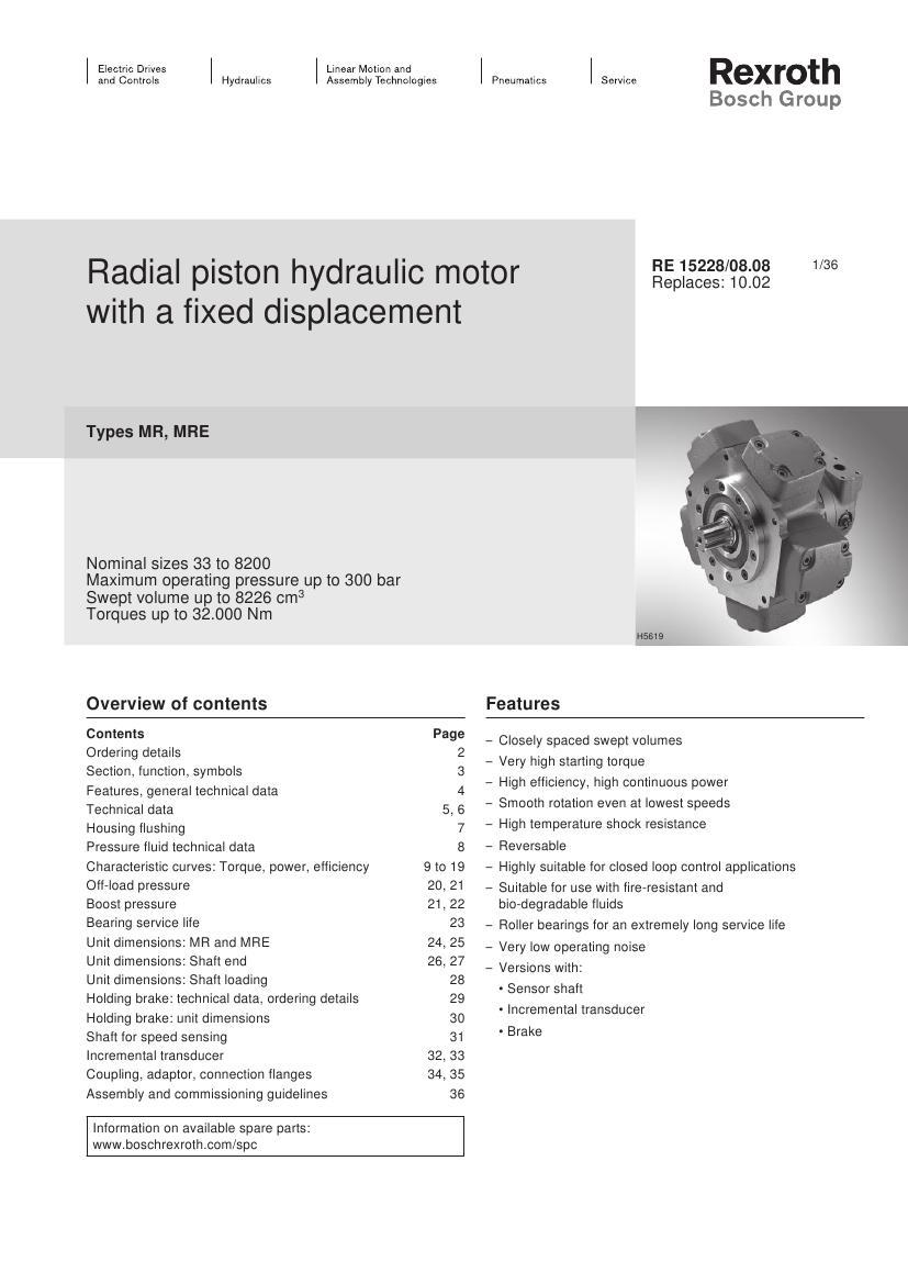 外啮合齿轮马达 re15228