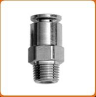 终端式直通快插接头