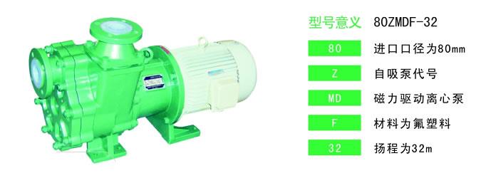 ZMDF氟塑料自吸磁力泵