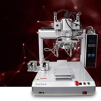 标准三轴双头自动焊锡机