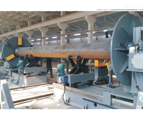 管-法兰组对中心