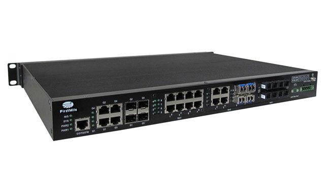 PTS 7128 系列 千兆三层模块化高级管理型工业以太网交换机