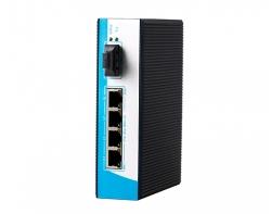 5口百兆工业级PoE供电交换机