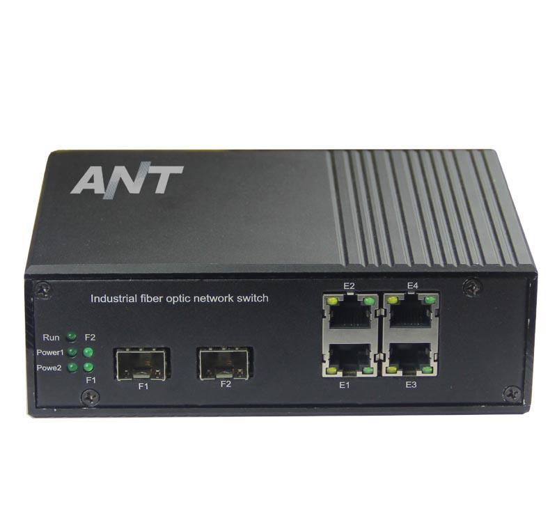 工业级SFP2光4电交换机