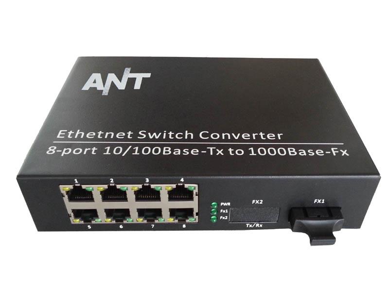 千兆1光8电交换机