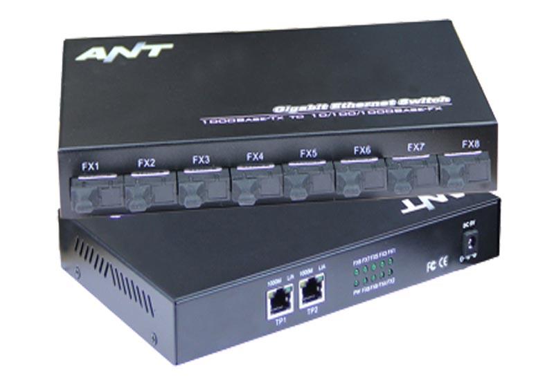 千兆光千兆电8光2电光纤交换机