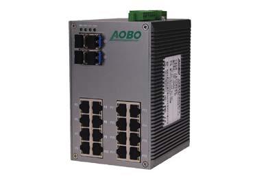 AOBO 3028
24+4G非网管千兆导轨式工业交换机