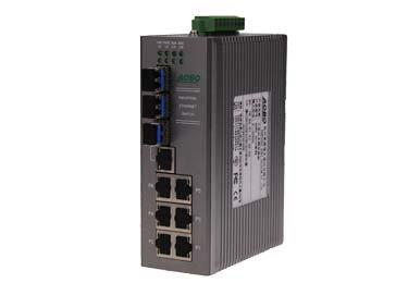 AOBO 3010 
7+3G非网管千兆导轨式工业交换机