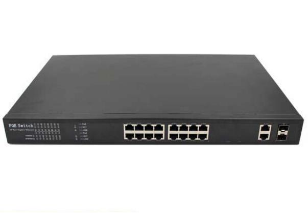 十六口百兆高性能PoE交换机