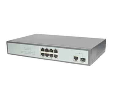 8FE+1Combo千兆智能视频监控专用交换机