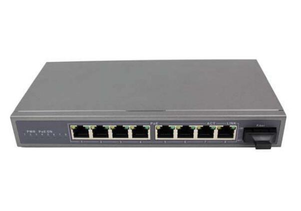 八口千兆高性能PoE交换机
