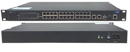 2千兆光+2千兆电+24百兆电工业以太网交换机