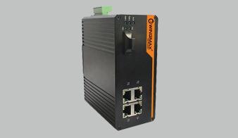 百兆4电1光工业以太网交换机