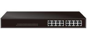 24V POE供电 16口交换机