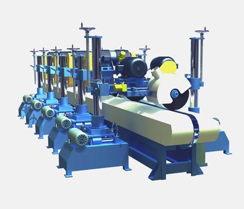 直线通过式抛光机