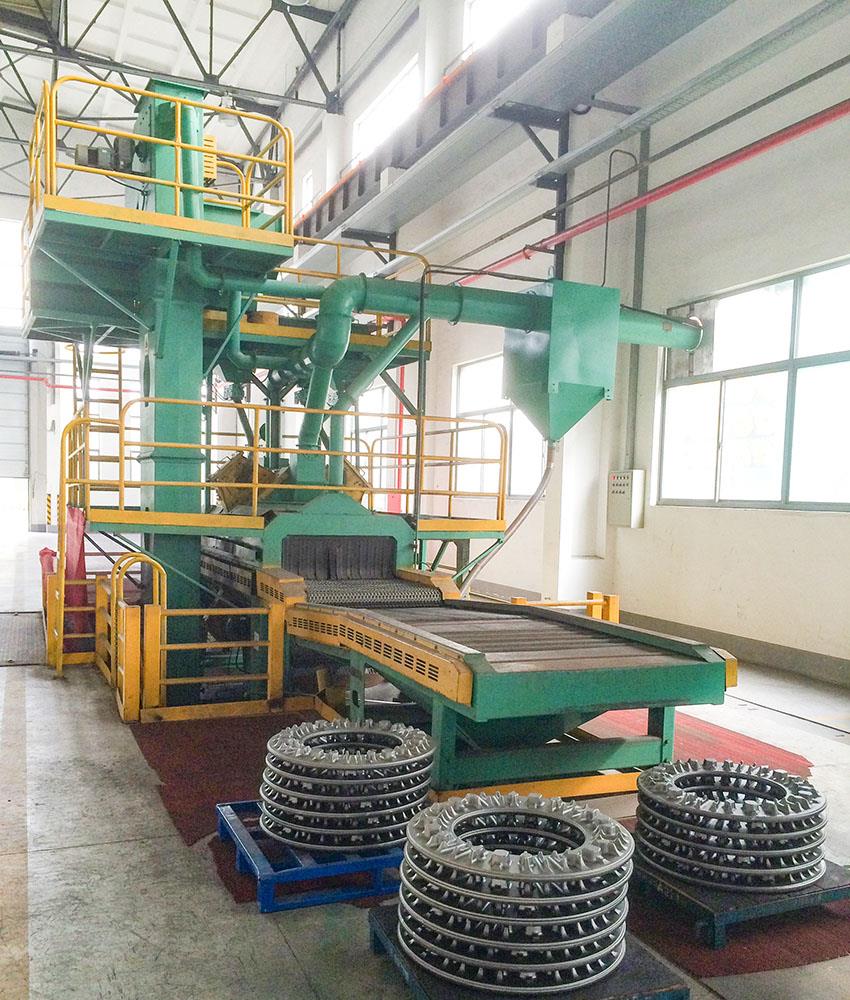 网带通过式强化抛丸机