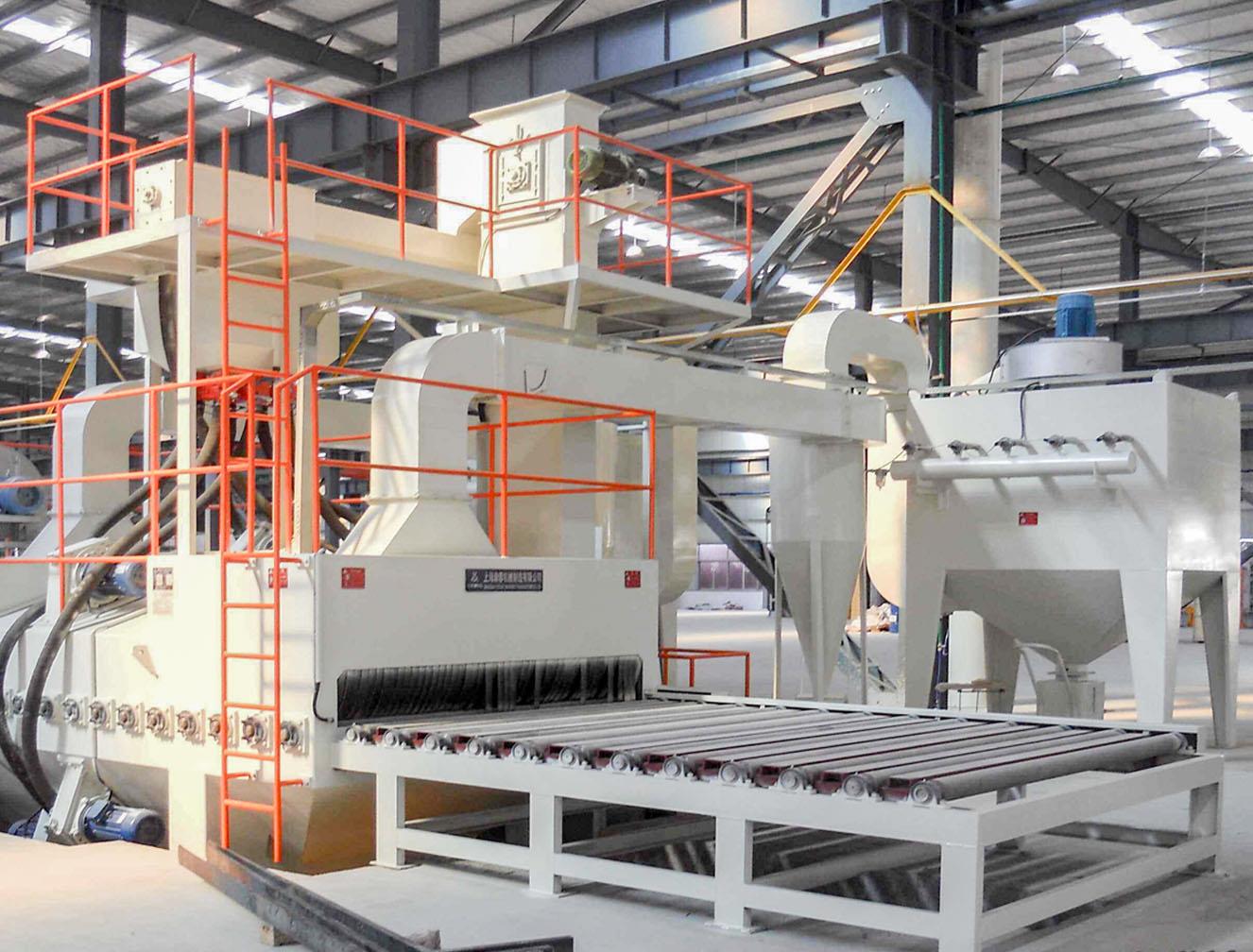 辊道通过式强化抛丸机