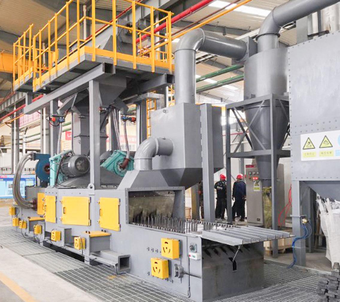 板链通过式强化抛丸机