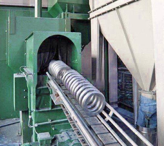 圆簧通过式强化抛丸机