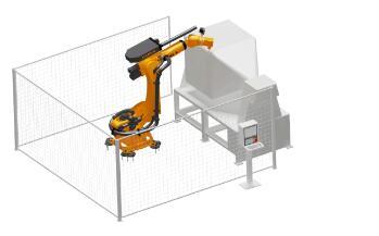 单机器人焊缝打磨抛光单元KR-PSR15250