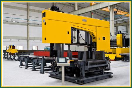 DJ1000型龙门数控转角带锯床