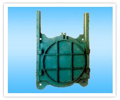 ZWQY型墙式镶铜墙铁壁铸铁圆闸门