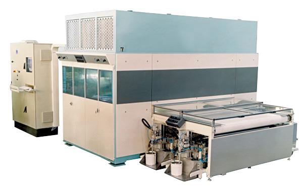 钢化玻璃镜片喷漆线