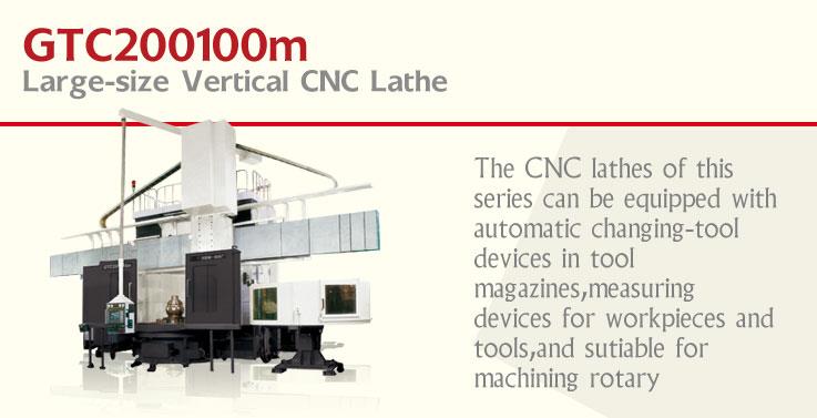GTC200100m  large-size Vertical CNC Lathe