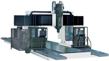CNC GANTRY MILLING MACHINES AND MACHINING CENTERS, (MOVING BRIDGE AND FIXE TABLE) FIXED OR MOVING CROSS BEAM -Model GPC-AR