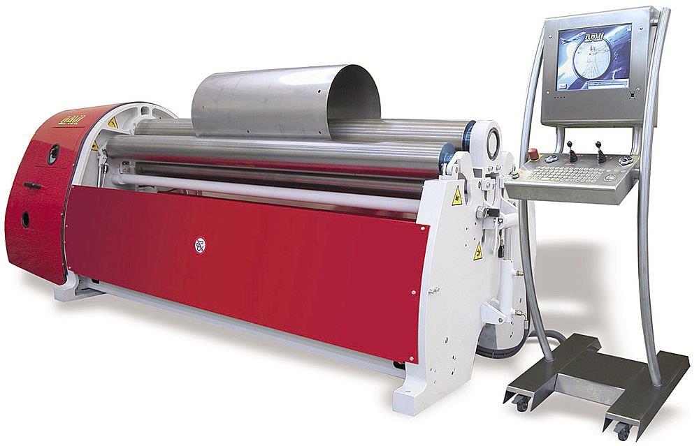 plate bending machine with 4 rollers