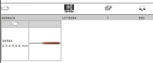 Extractor Drift punches with hand protection Tool set, 3658A/6