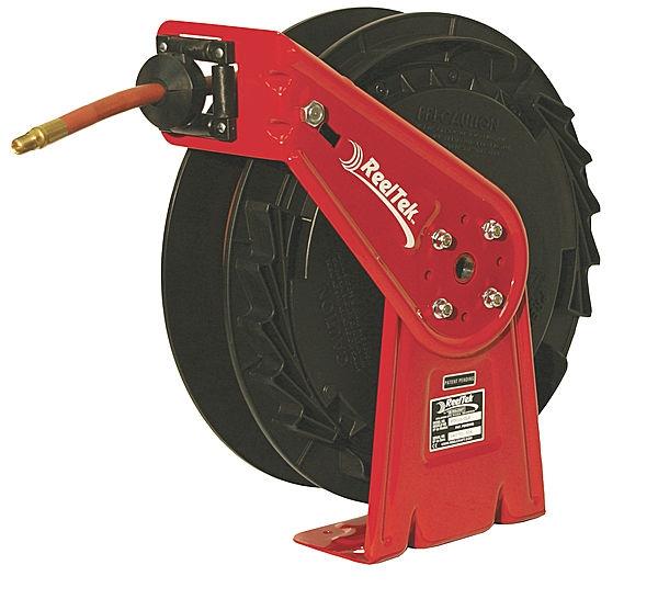 spring operated hose reel