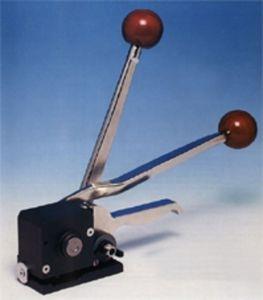 hand strapping tool for steel/plastic strap