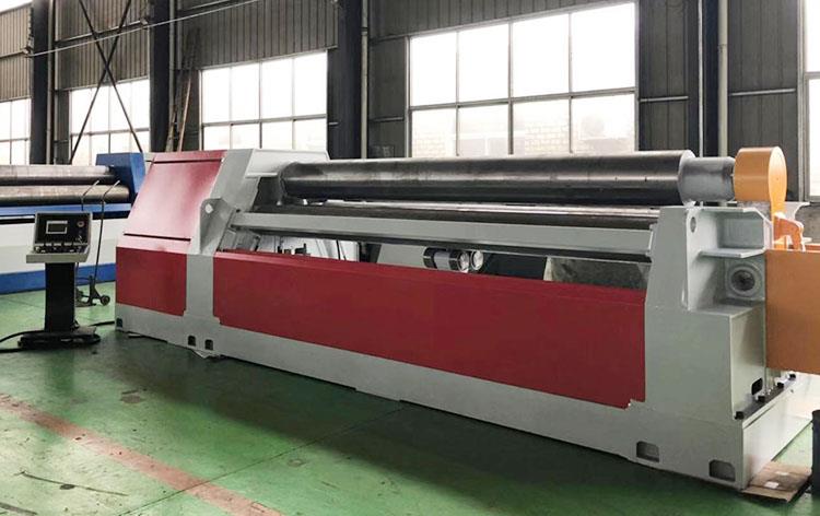 数控倾斜下调式四辊卷板机