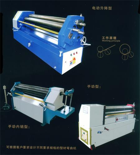 W11F机械式三辊非对称卷板机