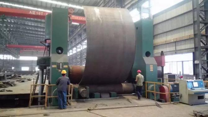 大型上辊万能式卷板机