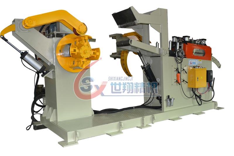 SX厚板型二合一料架兼整平机