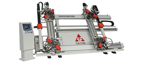 铝门窗数控四头组角机