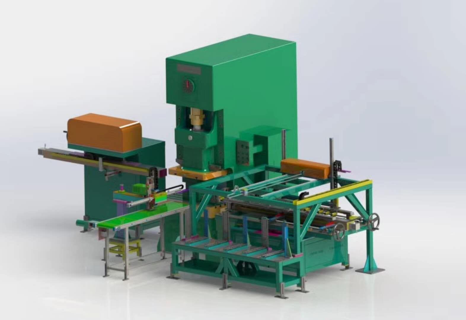 长条材料自动冲压机械手