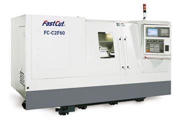 FC-C2F60双顶心双夹头CNC车床