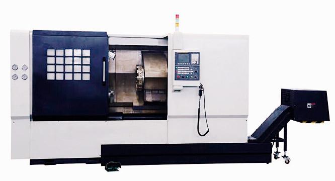 斜床身数控车床