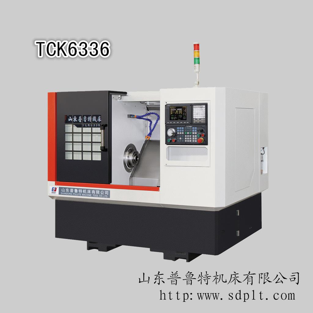 微型斜床身线轨数控车床TCK6336