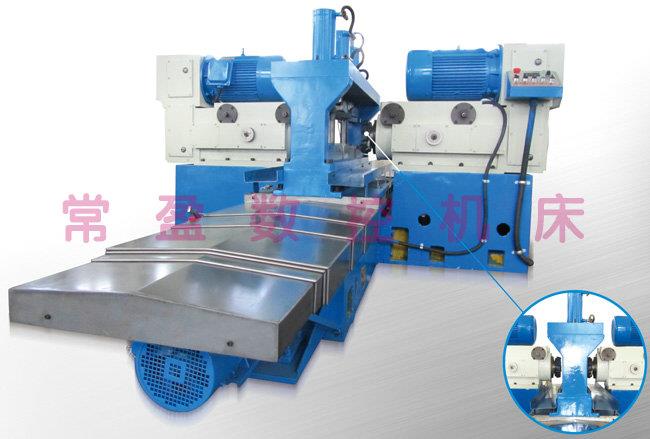 带液压夹具双面铣床