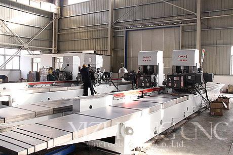 数控无压梁电磁吸盘双侧铣