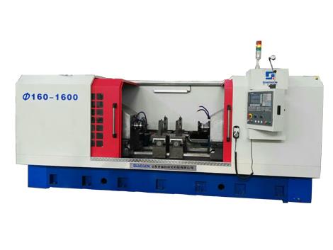 斜床身铣端面打中心孔机床