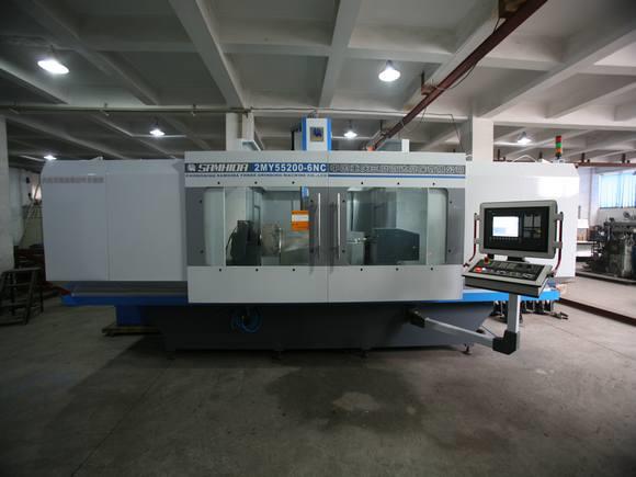 六轴联动数控叶片砂带磨床