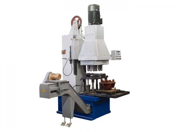 带排屑机上动式多轴钻床